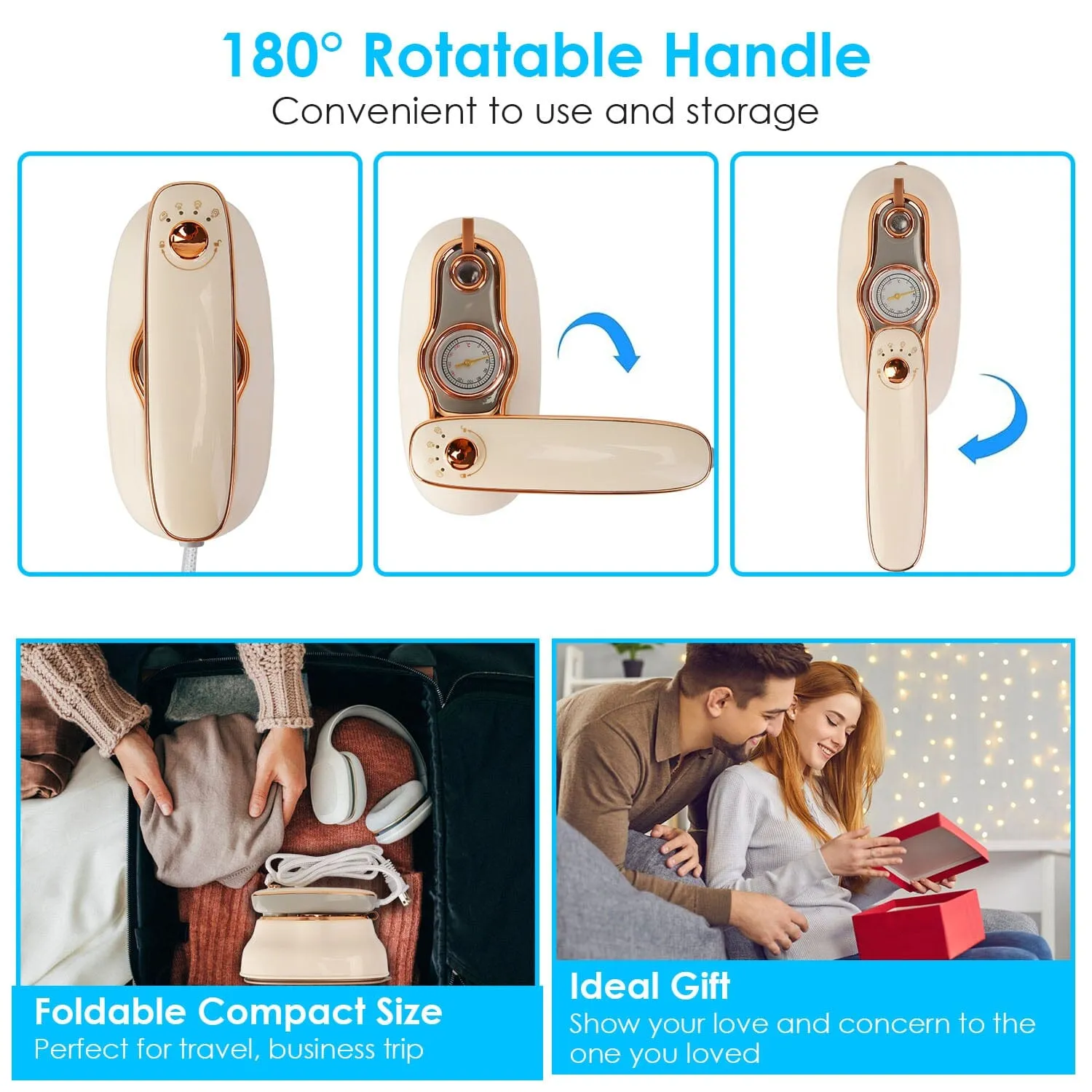 1200W Foldable Handheld Clothes Iron Steamer