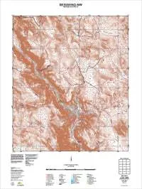 2133-I-NW Beraking Topographic Map by Landgate (2011)