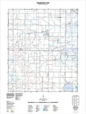 2530-II-NE Ongerup Topographic Map by Landgate (2011)