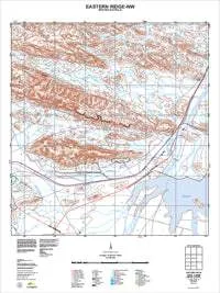 2851-II-NW Eastern Ridge Topographic Map by Landgate (2011)