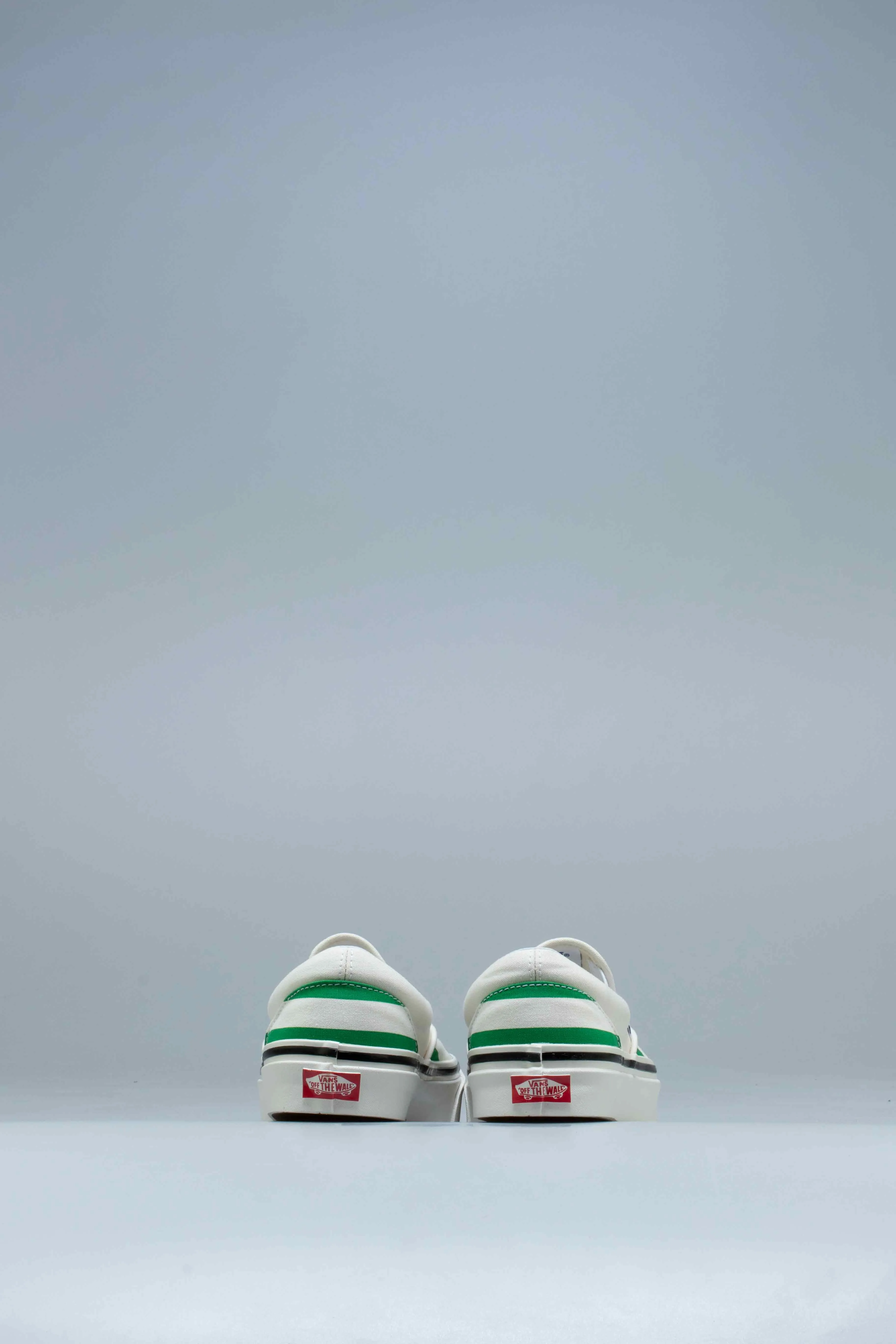 Anaheim Factory Classic Slip On 98 DX Mens Shoes - OG White/OG Emerald/Big Stripes