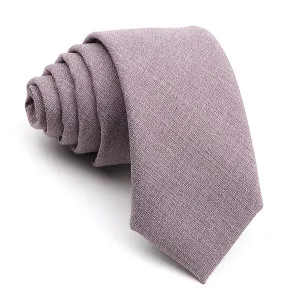 Classy Men Solid Mauve Skinny Tie