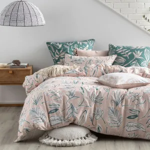 Claude Sage Quilt Cover Set by Linen House