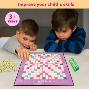 Ultimate Crossword Board Game - Multicolor Word Building Game