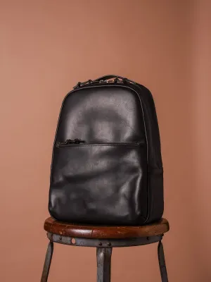 Daypack - Horween Black Essex