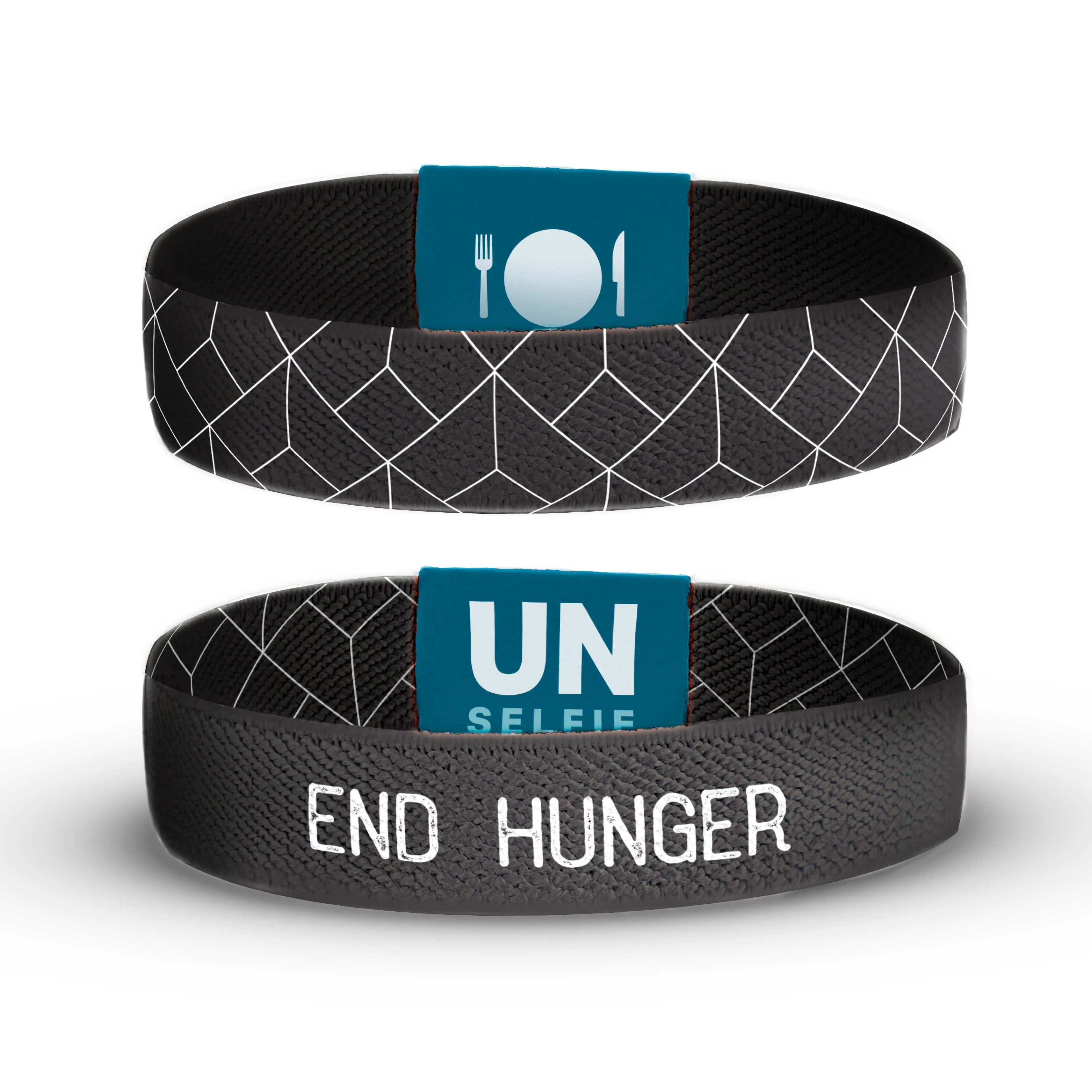 Geometric End Hunger Band: Medium - 7 inch 