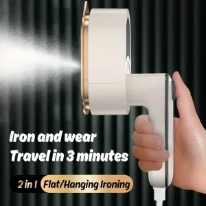 Portable Travel Steam Iron  Wrinkle Remover for Home Office and Travel