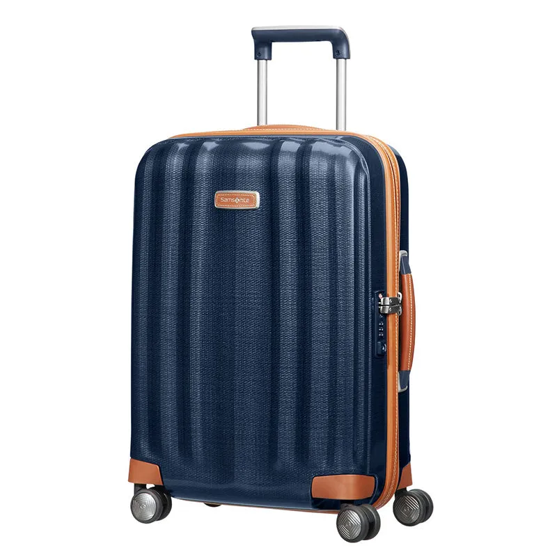 Samsonite - Lite Cube Deluxe 55cm Small 4 Wheel Hard Suitcase - Midnight Blue