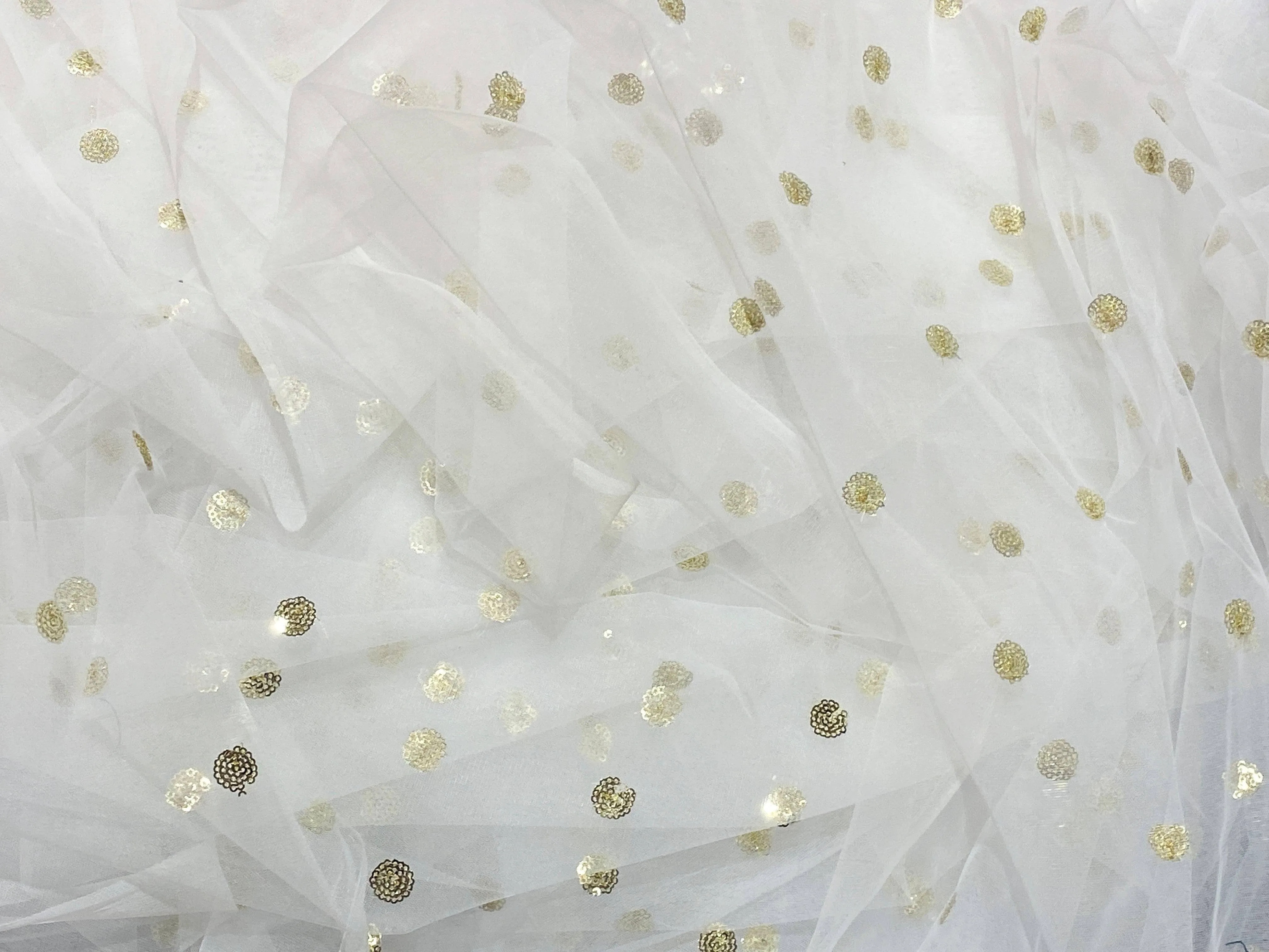 Sequinned Flower - Clearance Tulle