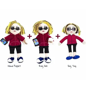 Taylor Toy Karen Dolls 3 Pack Puppet, Doll and Pet Toy