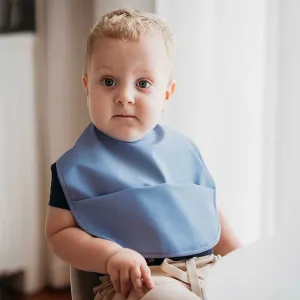 Waterproof Snuggle Bib - Sky