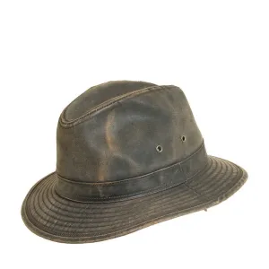 WEATHERED COTTON NARROW BRIM SAFARI